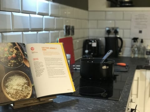 Everything you need to cook your own meals and dine in