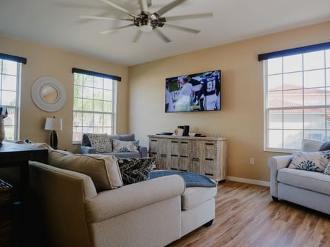 Plenty of space to watch the game together