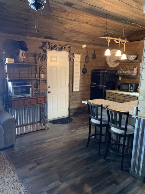 This is the view Standing at the foot of the bed