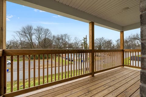 Exterior View from Balcony Steps