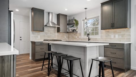 Our island fits four guests!