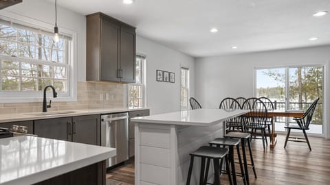 new, completely remodeled kitchen with all amenities.