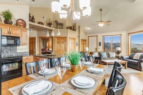Dining room view of condo
