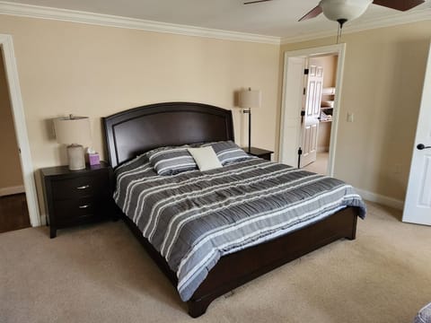 Luxurious King Bed in Main Bedroom