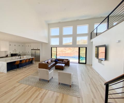 Front door looking in.