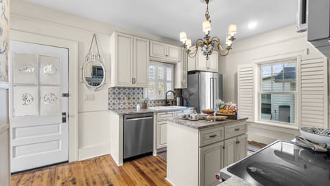 The house may be old, but the first floor Kitchen has every modern convenience.