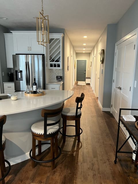 Kitchen and main hallway