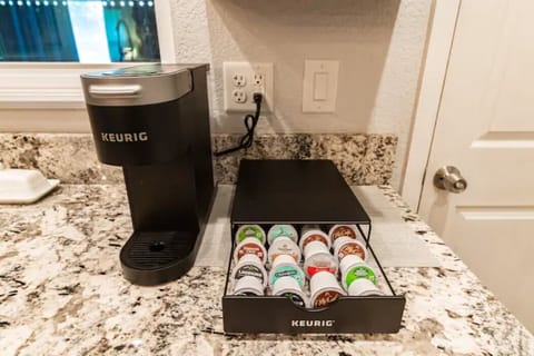 Start your day right with coffee from the Kuerig or Mr Coffee (+Filters/grounds)