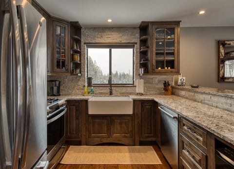 Our kitchen has all of the cooking and baking essentials you will need.