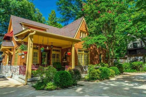 Inviting and warm front porch