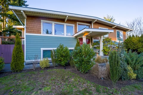 Front of home, seen from street