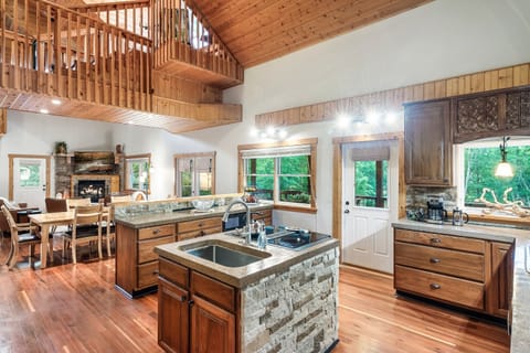 Gourmet kitchen equipped with all your cooking essentials 