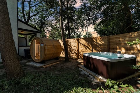 Our Hot-Tub & Sauna, are the perfect way to relax during your stay