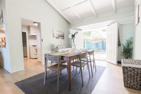 Dining Area looking out the front door