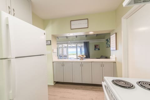 Kitchen looking out to the ocean
