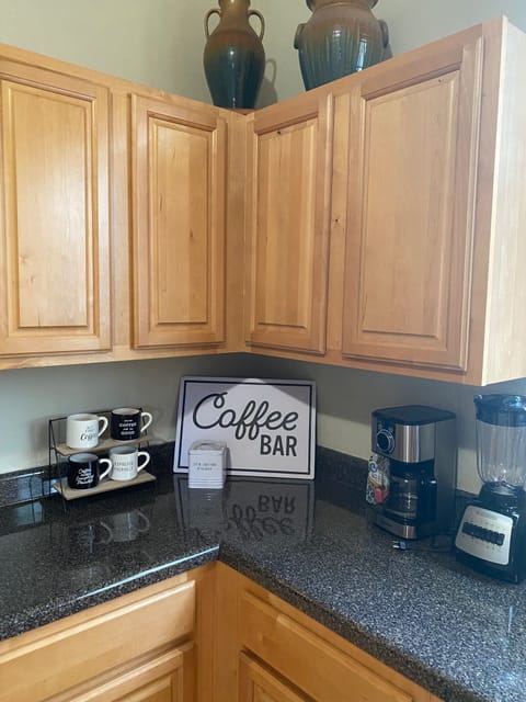 Coffee supplies with drip coffee maker. filters and coffee provided