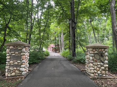 Private entrance to the cabin.