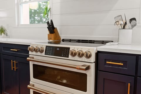 High-End Appliances In Modern Kitchen