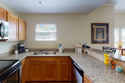 Fully Equipped Kitchen with Granite Counter Tops