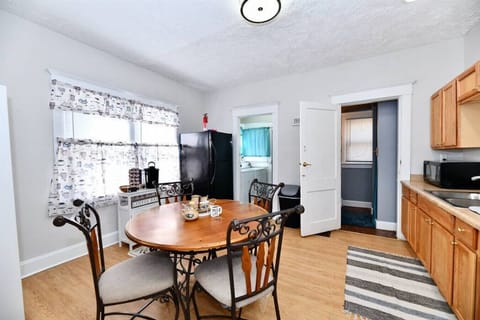 Extra dining space inside kitchen area. Full coffee, tea, and hot chocolate bar for your entertainment.