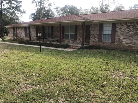 Front of the house (about 2500 SF) with large yard for privacy 