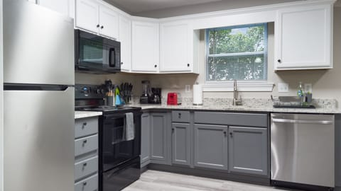 Fully stocked kitchen ready to make you feel at home!