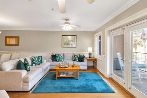 Living Room with Balcony Access