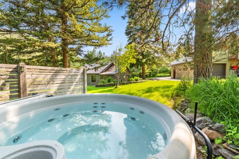 Hot tub available April through October.