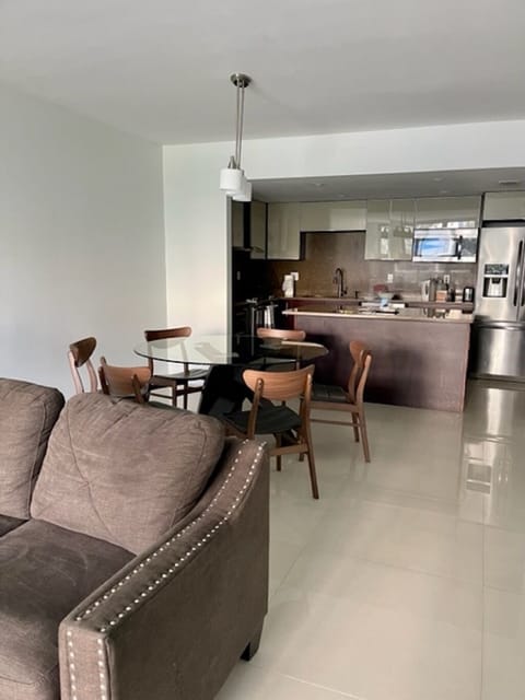 Living room & kitchen open area