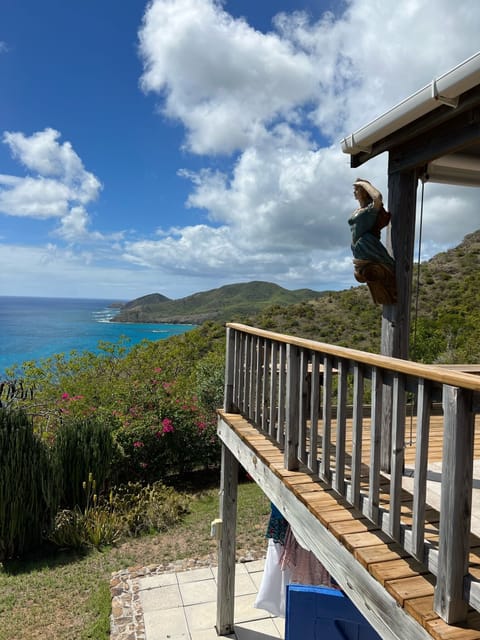 Enjoy stunning views of Antigua's South Coast.