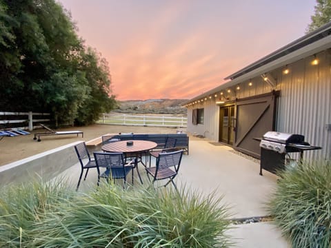 Private Patio - 2 lounge chairs, sofa, 5 seat dining table, bbq, ping pong. 