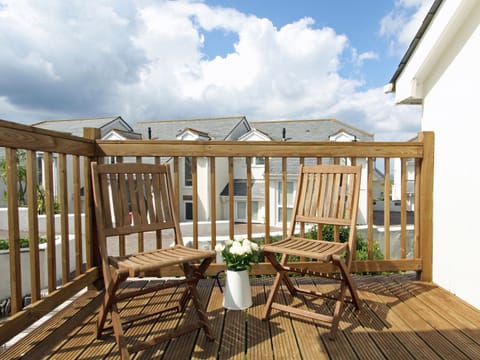 Relaxing private balcony | Watermark - Glendorgal, Newquay