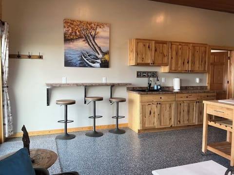 Downstairs kitchen area