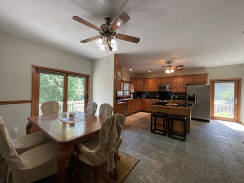 Large kitchen with openness to the dining room