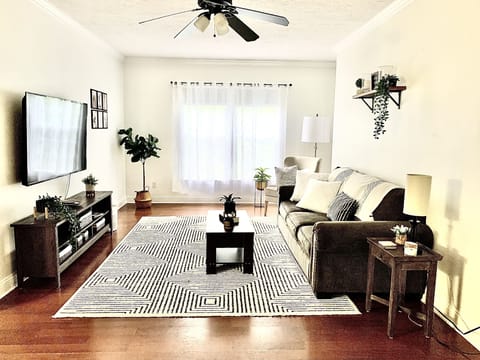 Living room with sofa bed