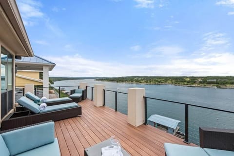 Wake up to panoramic Lake Travis views from your favorite spot for coffee and sunsets