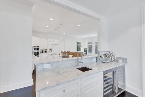 Wet Bar with Wine Fridge
