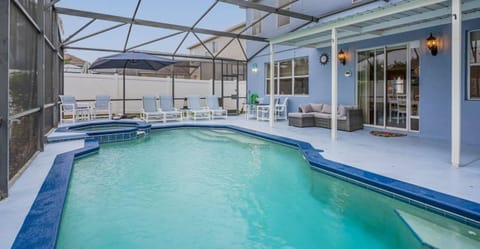Indulge in the ultimate relaxation with a private pool and jacuzzi, your personal paradise.