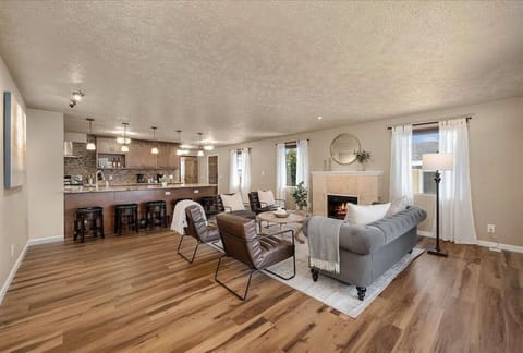 View Of Living Room and Kitchen