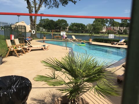 Condo waterfront pool