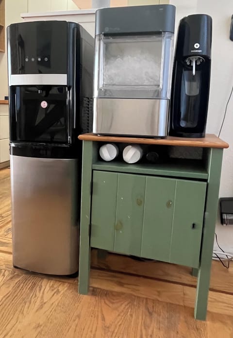 Hydration Station: Filtered water, crushed ice, and Sodastream.