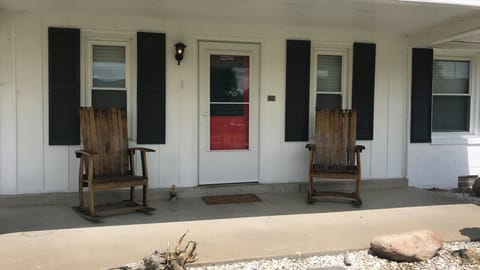 Front entrance with keyless entry