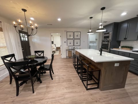 Kitchen and dining area