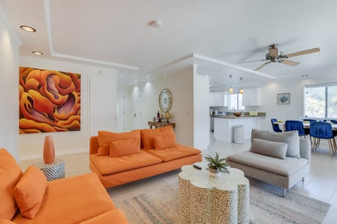 Open Space Concept, Living Dining and Kitchen Connected