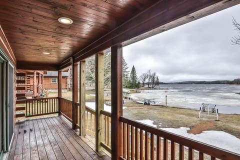 Beautiful front porch for enjoying a morning coffee