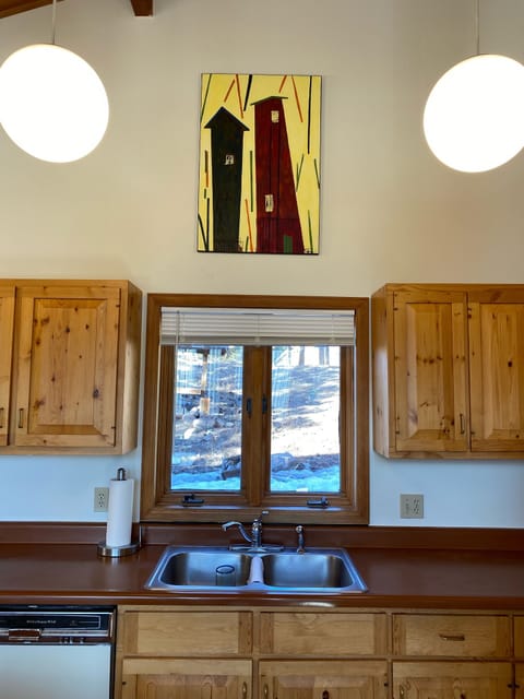 Modern art of sister lake city houses. “Happy Houses!”