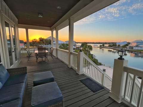 Twilight on the Back Deck