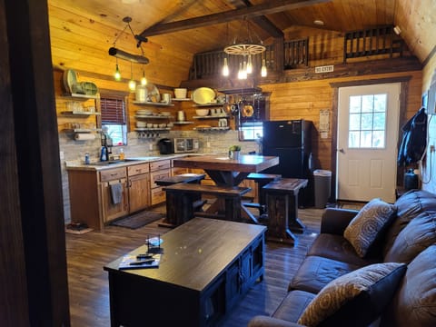 living room and kitchen 