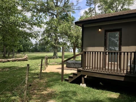 Watch the sun set from the back deck.