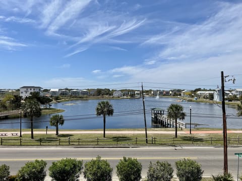 Lake view from bedroom balcony